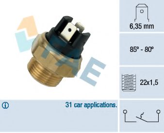 Датчик включения вентилятора FAE 37390