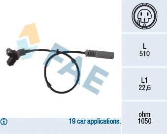 Датчик вращения колеса FAE 78005