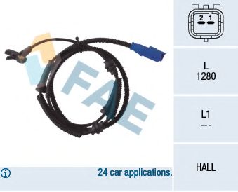 Датчик вращения колеса FAE 78038