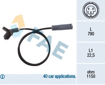 Датчик обертання колеса FAE 78017