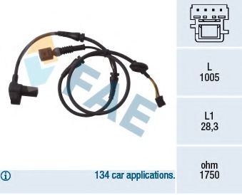 Датчик вращения колеса FAE 78004