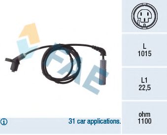Датчик вращения колеса FAE 78019
