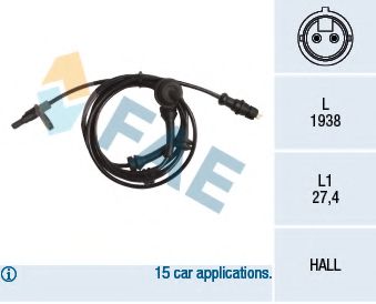 Датчик вращения колеса FAE 78147