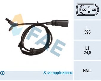 Датчик вращения колеса FAE 78152