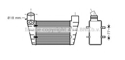 Интеркулер AVA QUALITY COOLING AI4225
