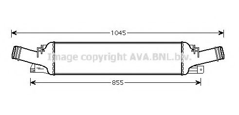 Интеркулер AVA QUALITY COOLING AI4294