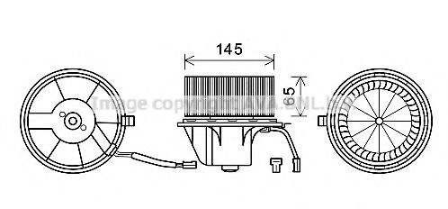 Вентилятор отопителя AVA QUALITY COOLING AI8375