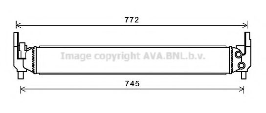 Радиатор, охлаждение двигателя AVA QUALITY COOLING AIA2346