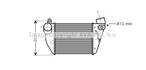Интеркулер AVA QUALITY COOLING AIA4224