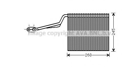 Испаритель кондиционера AVA QUALITY COOLING AIV315