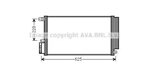 Радиатор кондиционера AVA QUALITY COOLING ALA5115D