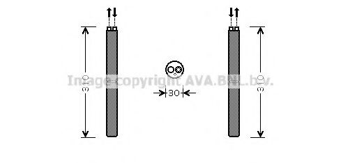 Осушитель кондиционера AVA QUALITY COOLING ALD098