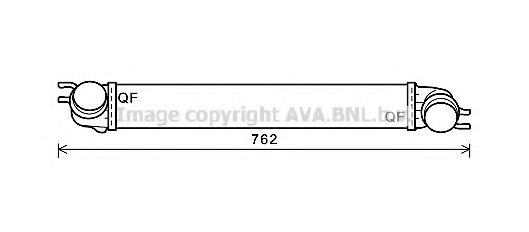 Интеркулер AVA QUALITY COOLING BW4425