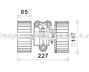Вентилятор отопителя AVA QUALITY COOLING BW8470