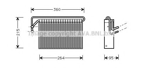 Испаритель кондиционера AVA QUALITY COOLING BWV024