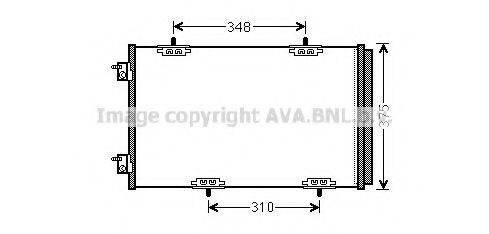 Радиатор кондиционера AVA QUALITY COOLING CN5290D