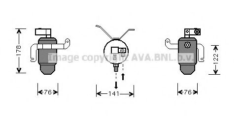 Осушитель кондиционера AVA QUALITY COOLING CND183