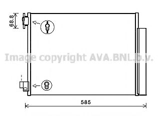 Радиатор кондиционера AVA QUALITY COOLING DA5011D