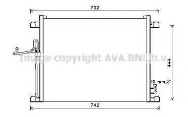 Радиатор кондиционера AVA QUALITY COOLING DN5392