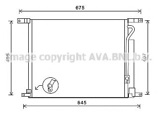 Радиатор кондиционера AVA QUALITY COOLING DWA5139D