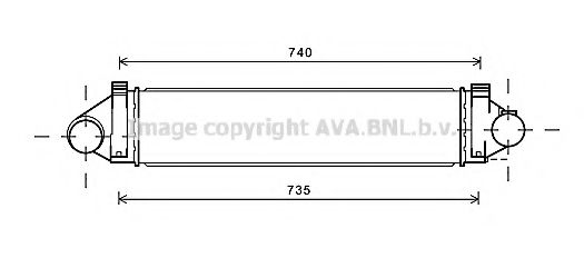 Интеркулер AVA QUALITY COOLING FDA4494