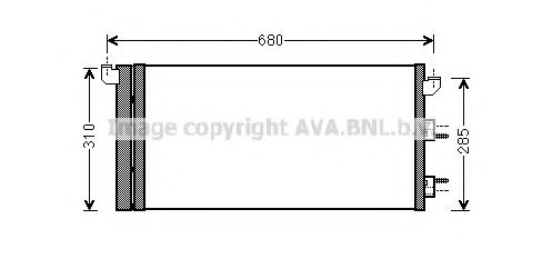 Радиатор кондиционера AVA QUALITY COOLING FT5293