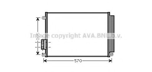 Радиатор кондиционера AVA QUALITY COOLING FT5347