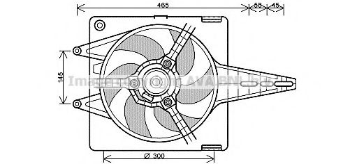 Вентилятор охлаждения AVA QUALITY COOLING FT7547