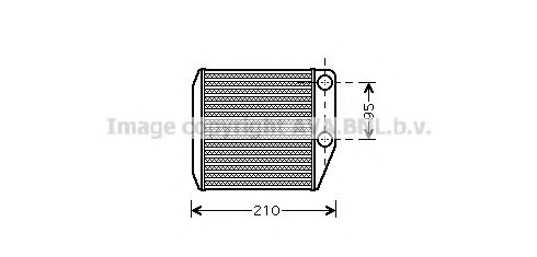 Радиатор отопителя AVA QUALITY COOLING FTA6313