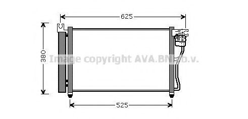 Радиатор кондиционера AVA QUALITY COOLING HYA5164D