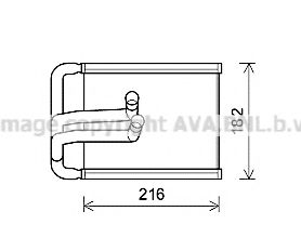 Радиатор отопителя AVA QUALITY COOLING HYA6254