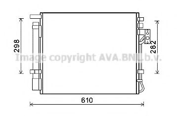 Радіатор кондиціонера AVA QUALITY COOLING KAA5149D