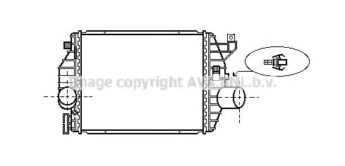 Интеркулер AVA QUALITY COOLING MS4357