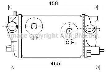 Интеркулер AVA QUALITY COOLING OL4593