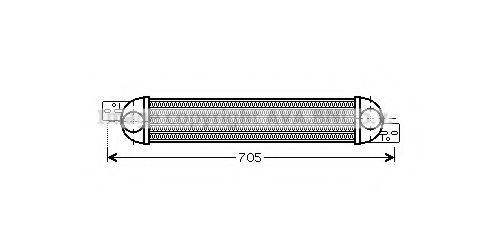Интеркулер AVA QUALITY COOLING OLA4392