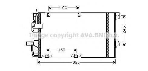 Радиатор кондиционера AVA QUALITY COOLING OLA5326