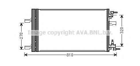 Радиатор кондиционера AVA QUALITY COOLING OLA5499