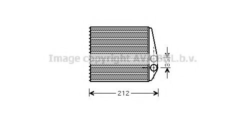 Радиатор отопителя AVA QUALITY COOLING OLA6354