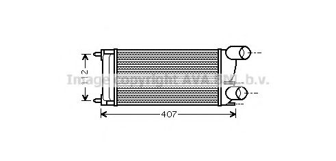 Интеркулер AVA QUALITY COOLING PEA4337