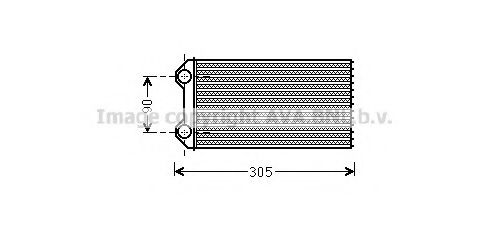 Радиатор отопителя AVA QUALITY COOLING RTA6439