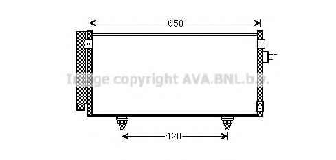 Радіатор кондиціонера AVA QUALITY COOLING SU5077D