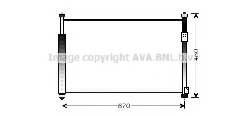 Радиатор кондиционера AVA QUALITY COOLING SZ5108D