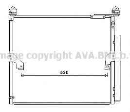 Радиатор кондиционера AVA QUALITY COOLING TO5657