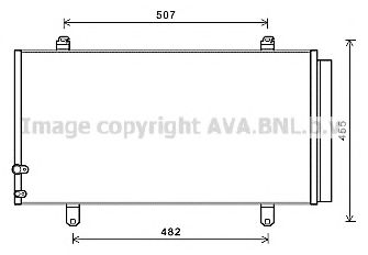Радиатор кондиционера AVA QUALITY COOLING TO5698D