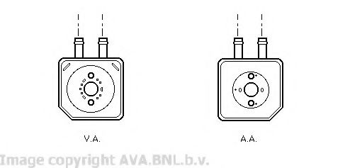 Масляный радиатор AVA QUALITY COOLING VW3086
