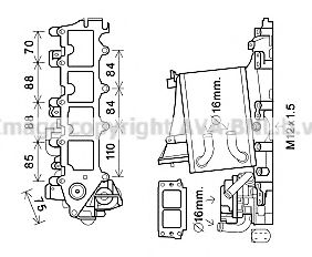 Интеркулер AVA QUALITY COOLING VW4376