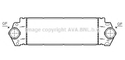 Интеркулер AVA QUALITY COOLING VWA4233