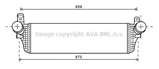 Интеркулер AVA QUALITY COOLING VWA4313