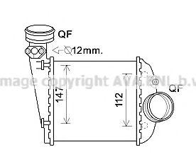 Интеркулер AVA QUALITY COOLING VWA4360