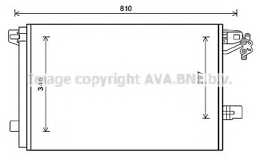 Радиатор кондиционера AVA QUALITY COOLING VWA5328